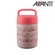 Kids insulated food jar with rainbow print 375ml – thumbnail