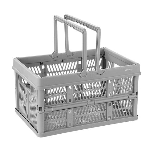 foldaway carry basket with handles in assorted colours