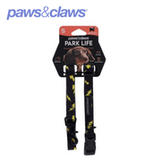 Park Life Collar + Lead Set Sml 4 Asstd Designs 1.5cm