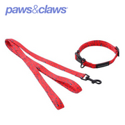 Park Life Collar + Lead Set Sml 4 Asstd Designs 1.5cm