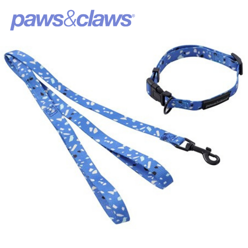 Park Life Collar + Lead Set Small 4 Asstd Designs 1.5cm