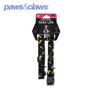 Park Life Collar + Lead Set Med 4 Asstd Designs 2cm
