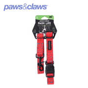 Park Life Collar + Lead Set Lge 4 Asstd Designs 2.5cm