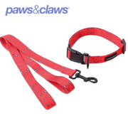 Park Life Collar + Lead Set Lge 4 Asstd Designs 2.5cm