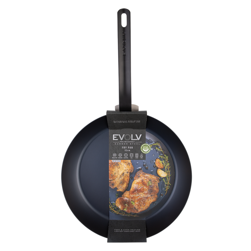 Evolv -Seasoned Carbon Steel Fry Pan 32cm