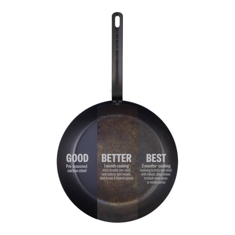 Evolv -Seasoned Carbon Steel Fry Pan 32cm