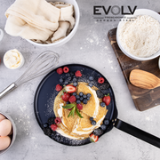 Evolv -Seasoned Carbon Steel Crepe/Roti Pan 28cm – thumbnail