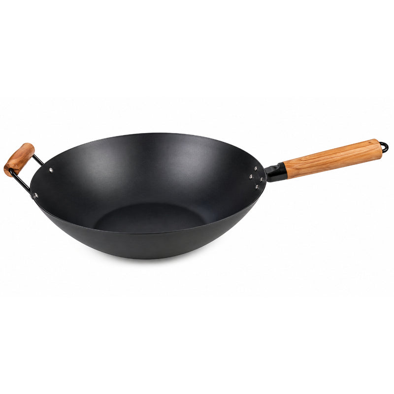 Evolv -Seasoned Carbon Steel Stir Fry Pan 35cm