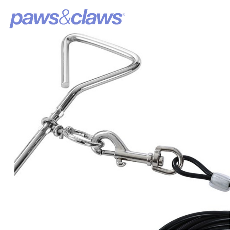 Tie Out Cable With Stake Combo 4m 3 Asstd