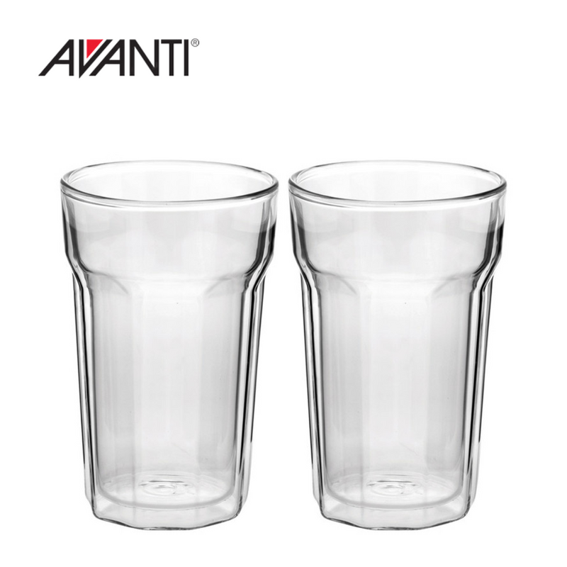 Avanti Nove Twin Wall Glass 375ml 2pk