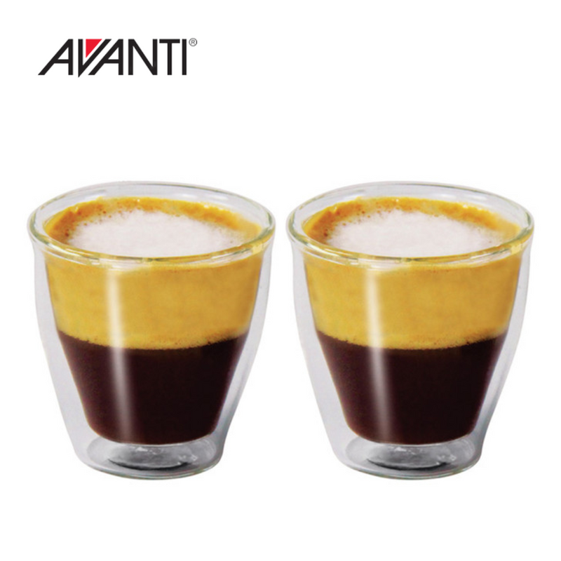 Modena Twin Wall Glass 100ml 2pk