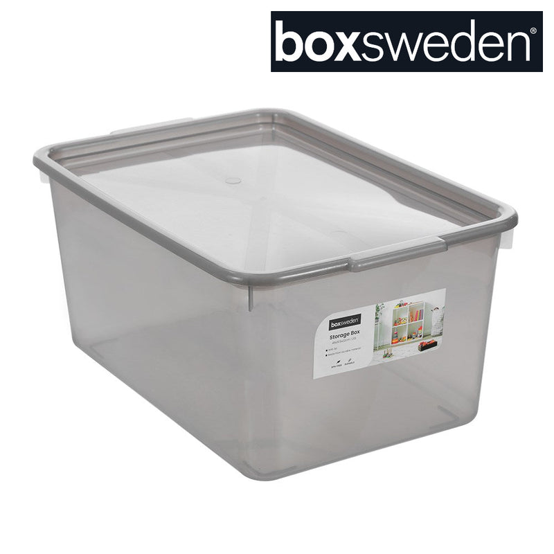 20L storage box with lid lifestyle organization