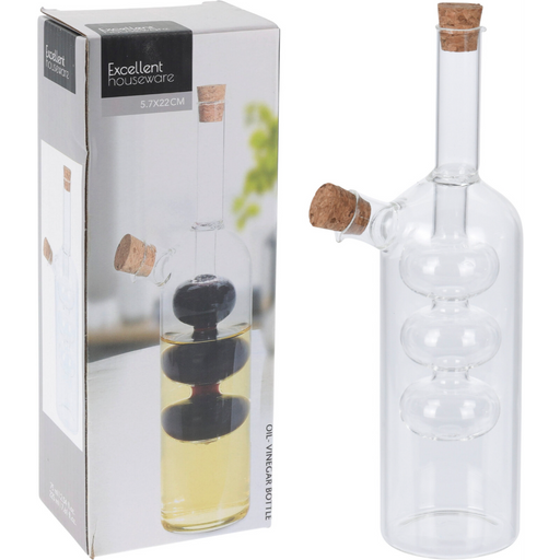 75ml glass oil and vinegar bottle