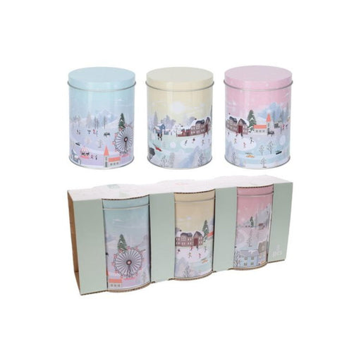 Ronis Storage Tin Set Of 3 14cm
