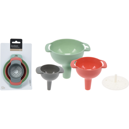 set of 4 kitchen funnels