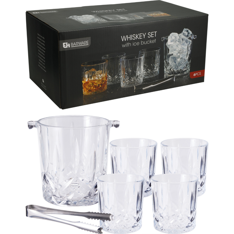 6 piece drinking glass set
