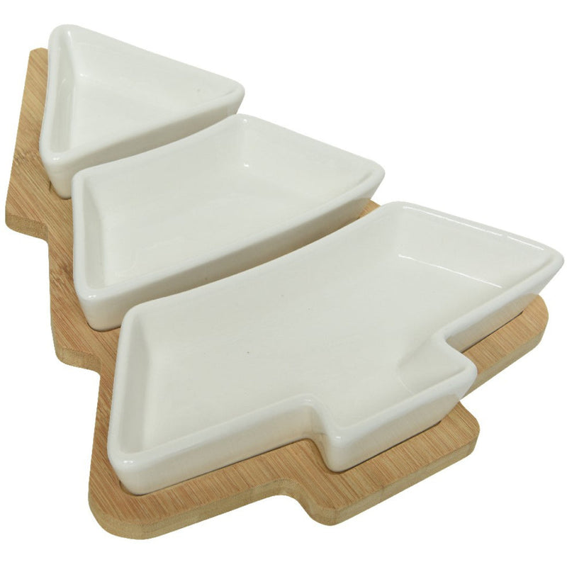 Ronis Serving Set 4Pcs Christmas Tree