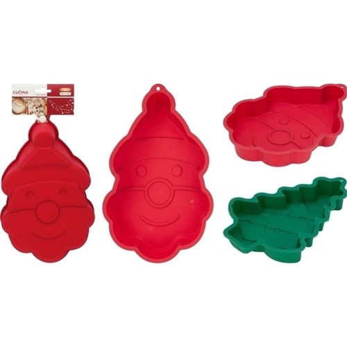 silicone cake mould 29.5 x 22.5cm assorted