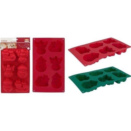 silicone cake mould 29.5 x 17.5cm assorted designs
