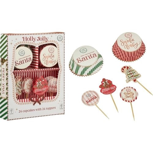cupcake case and pick set 48 pieces