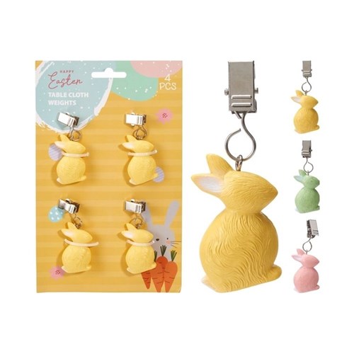 Set of 3 polystone tablecloth weights