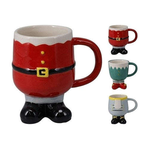 350ml Christmas mug 12.5cm assorted designs