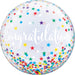 Congratulations Confetti Stars Bubble Balloon 55cm