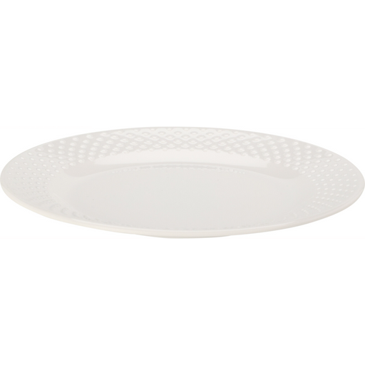 white melamine plate for casual dining