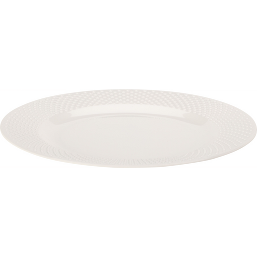 white 280mm melamine plate for main meals