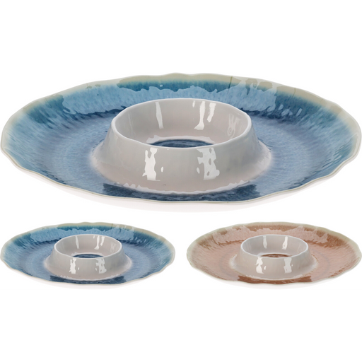350mm melamine serving platter for shared dishes