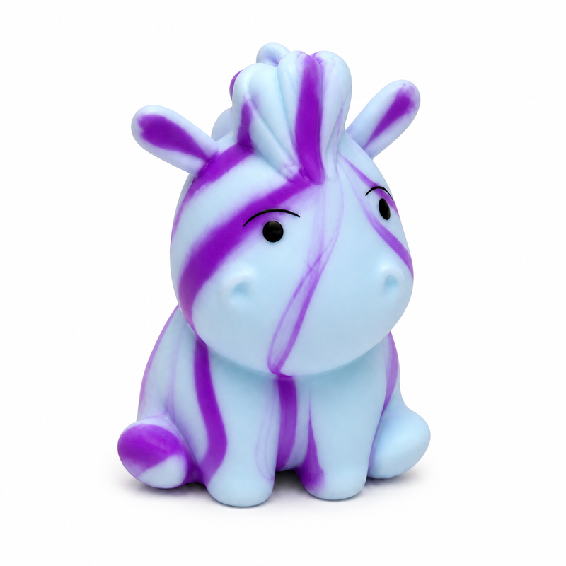 Dinosaur Squishy Toys Blue Purple