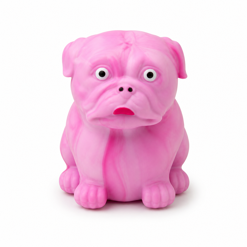 Dog Squishy Toys Pink