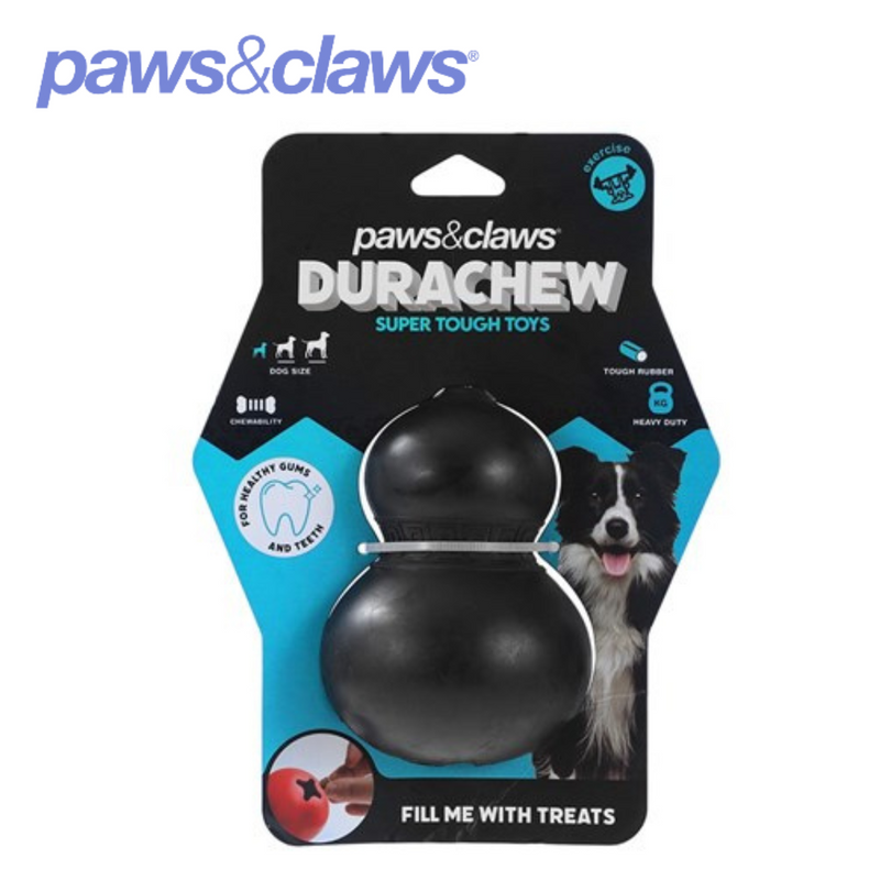 Dura Chew Rubber Gourd 2 Asstd Cols 11x8.2x8.2cm