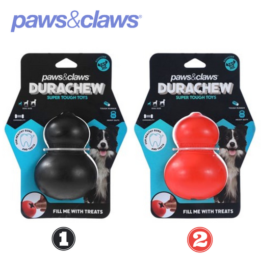 Dura Chew Rubber Gourd 2 Asstd Cols 11x8.2x8.2cm