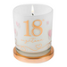 Ronis 18th Candle Vanilla 45hr Burn Time 9x8cm