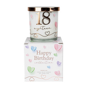 Ronis 18th Candle Vanilla 45hr Burn Time 9x8cm – thumbnail