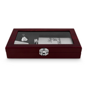 Ronis 18th Birthday Hip Flask In Gift Box – thumbnail