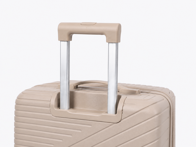 Suitcase PP Square Beige Set 3