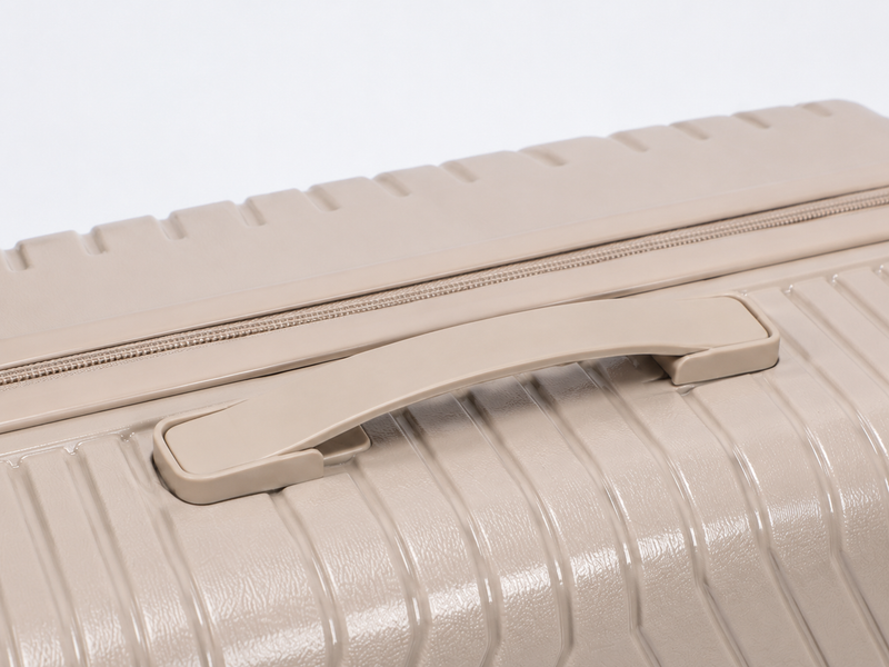 Suitcase PP Square Beige Set 3
