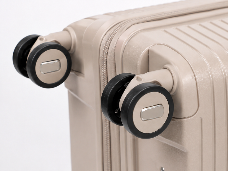 Suitcase PP Square Beige Set 3