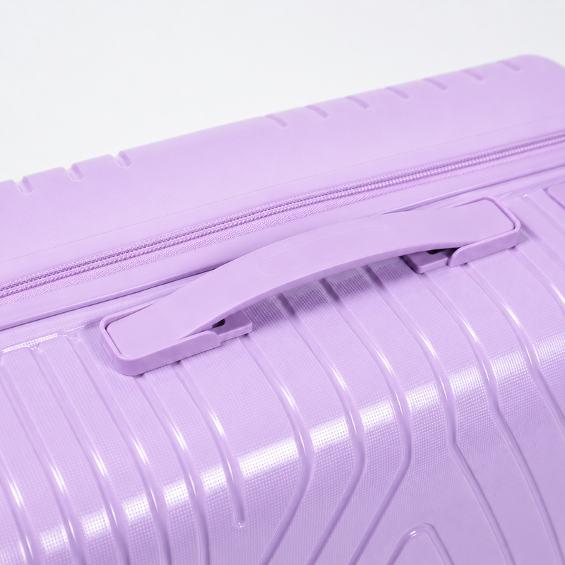 Suitcase PP Square Taro Purple Set 3a