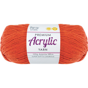 Acrylic Yarn Solid Pumpkin 100g 189m – thumbnail