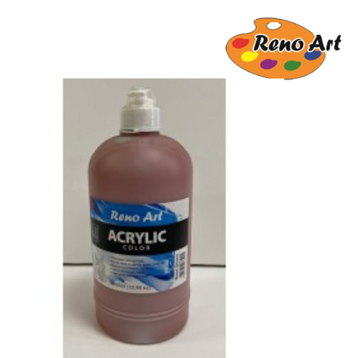1L Acyrlic paint with pump Burnt Sienna