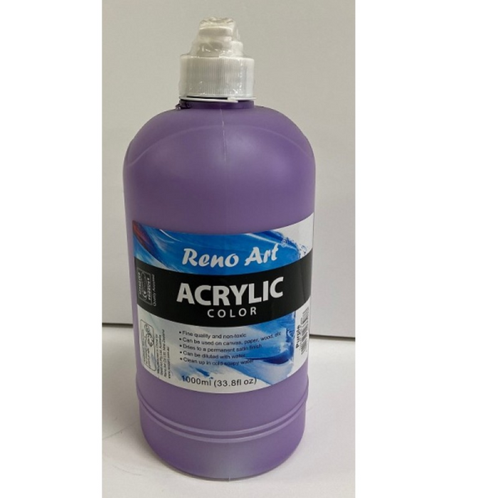 1L Acyrlic paint with pump Purple