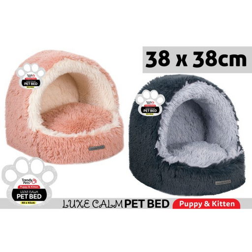 1Pce LongPlush Calm Pet Nook 38x38x38cm