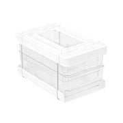 Ronis 2 Tier Crystal Drawer Trays with Dividers 30x25.5cm