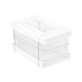 Ronis 2 Tier Crystal Drawer Trays with Dividers 30x25.5cm