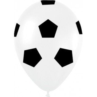 Soccer ball printed Sempertex balloons