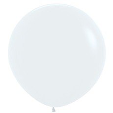 Sempertex 90cm fashion white latex balloons