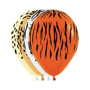 Jungle safari animal print Sempertex balloons